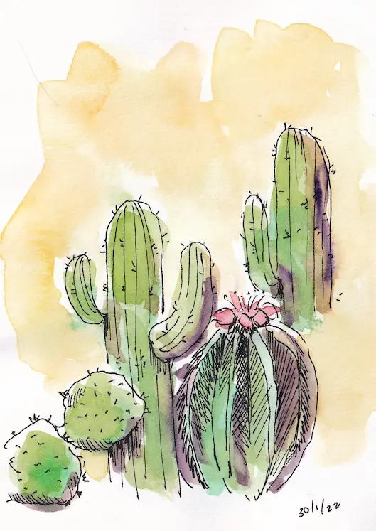 Watercolour painting